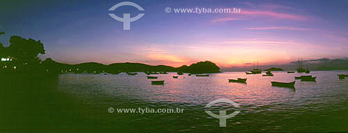  Armaçao Beach at sunset - Caboclo Island - Rio de Janeiro state - Brazil 