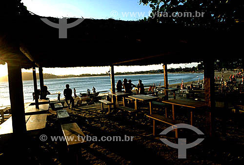  View from one of the many beachside restaurants in the city of Buzios - Costa do Sol (Sun Coast) - Regiao dos Lagos (Lakes Region) - Rio de Janeiro state - Brazil 