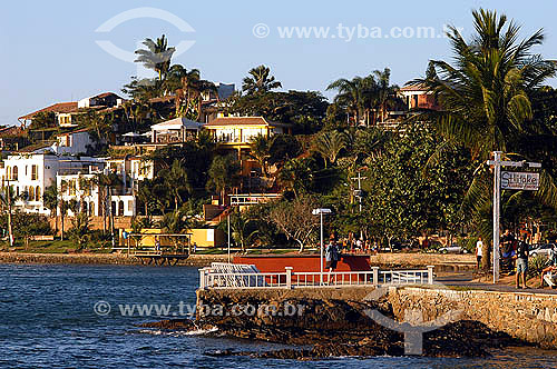  Buzios city coast at the place to pay tribute to Brigitte Bardot - Buzios city - Lakes Region - Rio de Janeiro state north coast - Brazil 