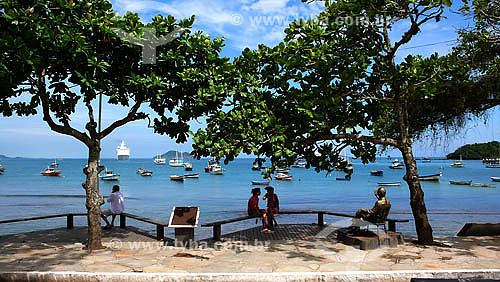  Armaçao beach - Local where the Juscelino Kubitscheck statue is, in fron of Peixe Vivo lodging - Buzios town - Rio de Janeiro state - Brazil 