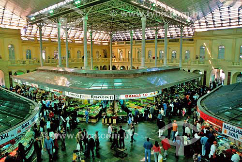  Interior of Porto Alegre city Center Market - Rio Grande do Sul state - Brazil - 04/2003 