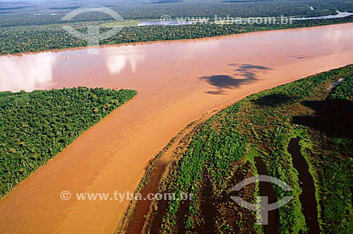  Madeira River at Amazon Rain Forest - Rondonia state - Brazil 