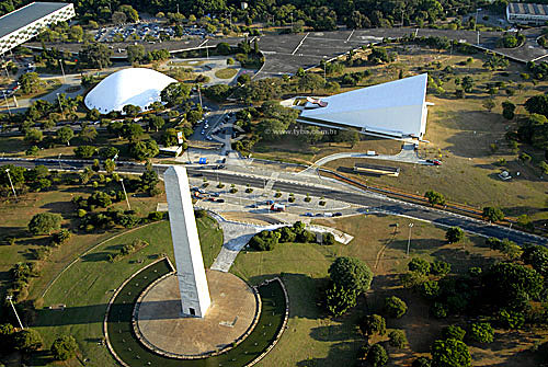  Aerial view of Ibirapuera neighbourhood - Sao Paulo city - Sao Paulo state - Brazil 