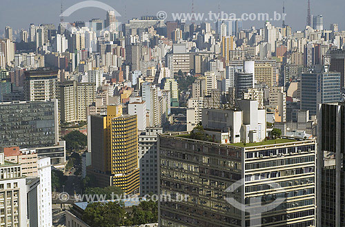  Aerial view of Sao Paulo city - Sao Paulo state - Brazil 