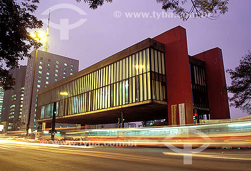  Facade of the Art Museum of Sao Paulo (MASP)  - Sao Paulo city - Sao Paulo state (SP) - Brazil