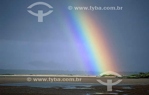  Rainbow at Ponta do Mosqueiro - Aracaju city  - Sergipe state - Brazil 