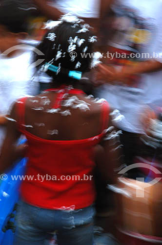  Reveller during the Ipanema`s Band parade - Ipanema neighbourhood - Carnival 2005 - Rio de Janeiro city - Rio de Janeiro state - Brazil 