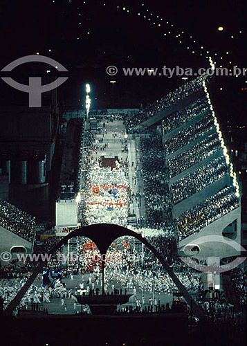 Carnival parade at Marques de Sapucai Avenue - Sambodromo  - Rio de Janeiro city - Rio de Janeiro state - Brazil 