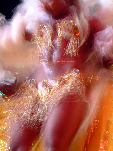  Woman dancing in the parade at the Sambodromo - Carnival 2003 - Rio de Janeiro city - Rio de Janeiro state - Brazil 