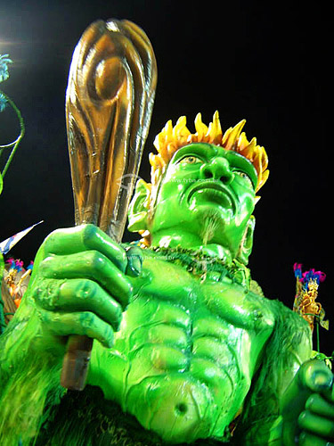  Allegorical float in the parade of the Grande Rio Samba School during Carnival 2003 at Marques de Sapucai - Sambodromo - Rio de Janeiro city - Rio de Janeiro state - Brazil 