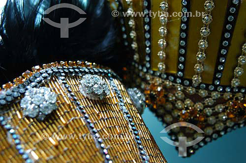  Detail of a carnival costume 