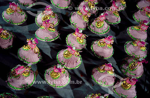  Baianas- Imperatriz Leopoldinense Samba School - Carnival 2001 - Rio de Janeiro city - Rio de Janeiro state - Brazil 
