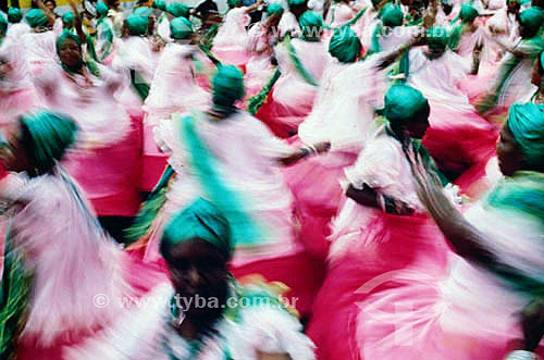  Baianas - Mangueira Samba School - Carnival  parade - Rio de Janeiro city - Rio de Janeiro state - Brazil 