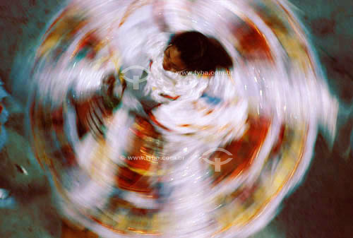  Baiana  in the parade of the Beija-Flor Samba School during Carnival 2003 at Marques de Sapucai - Sambodromo - Rio de Janeiro city -  Rio de Janeiro state - Brazil 