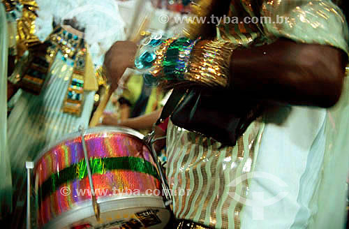  Bateria (drum section) - Carnival - parade - Rio de Janeiro city - Rio de Janeiro state - Brazil 