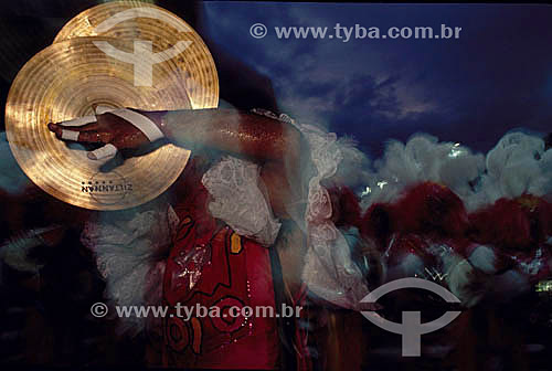  Bateria (drum section) - Carnival - parade - Rio de Janeiro city - Rio de Janeiro state - Brazil 