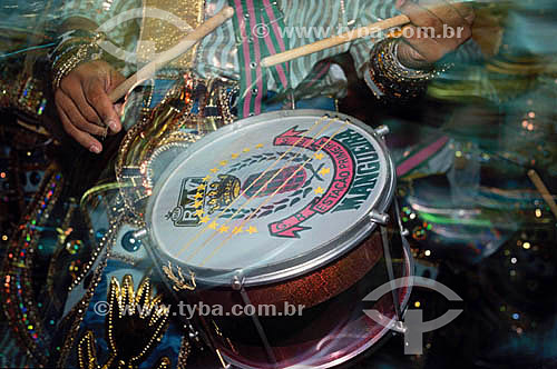  Bateria (drum section) - Carnival Parade - Rio de Janeiro city - Rio de Janeiro state - Brazil 