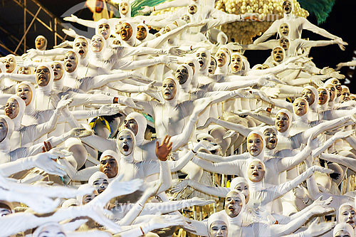  Rio Carnival of 2005 - Unidos da Tijuca School parade - Sambadrome - Rio de Janeiro city - Rio de Janeiro state - Brazil 