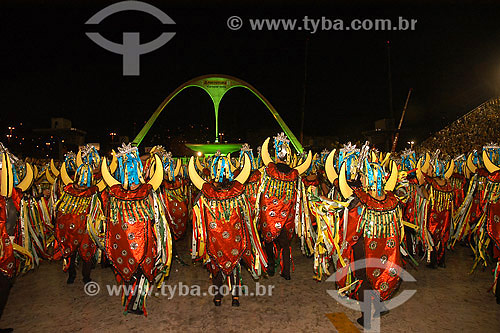  Rio Carnival of 2006 - Imperatriz Leopoldinense School parade - Sambadrome - Rio de Janeiro city - Rio de Janeiro state - Brazil 