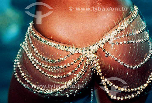  Passista dancing during the Carnival parade in Rio de Janeiro city - Rio de Janeiro State - Brazil 