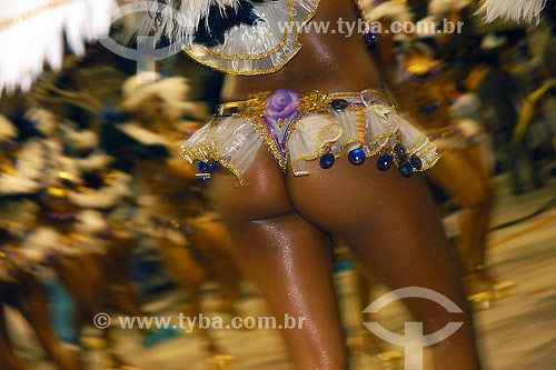  Women at the Carnival Parade on the Sambadrome - Rio de Janeiro city - Rio de Janeiro state - Brazil 