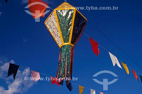  Baloon and flags of June Party, St John festival 