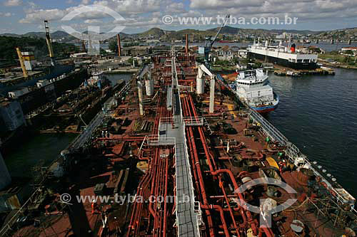  Itaituba ship being fixed - RENAVE Shipyard  - Niteroi city - Rio de Janeiro state (RJ) - Brazil