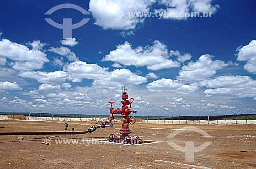  Machine for petroleum extraction - Oil - Mossoro - Rio Grande do Norte state - Brazil 