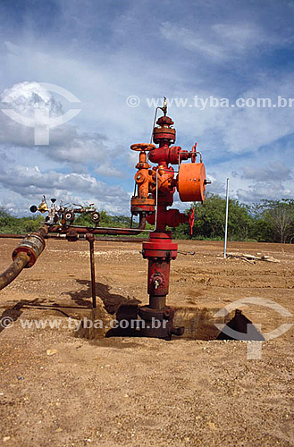  Machine for petroleum extraction - Oil - Mossoro - Rio Grande do Norte state - Brazil 