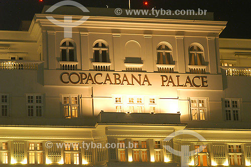  Copacabana Palace Hotel - Rio de Janeiro city - Rio de Janeiro state - Brazil 