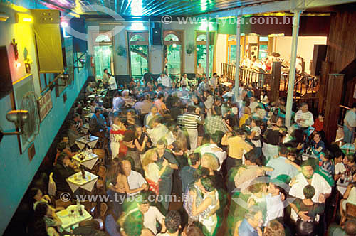  Dance hall  - people dancing - Gafieira Estudantina -  Rio de Janeiro city - Rio de Janeiro state - Brasil 