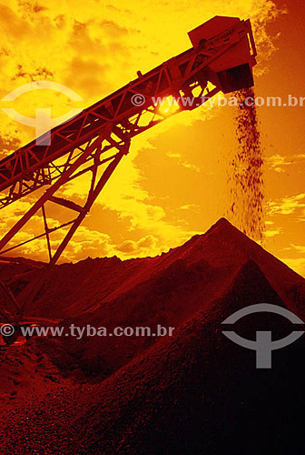  Subject: Iron ore - Rio Doce Vale Company / Place: Carajas city - Para state (PA) - Brazil / Date: Década de 80 