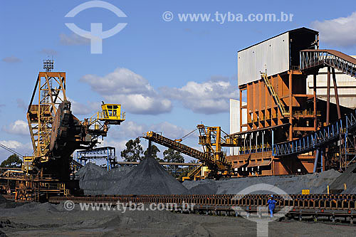  Mining - Rio Doce Vale company - Itabira city - Minas Gerais state - Brazil 