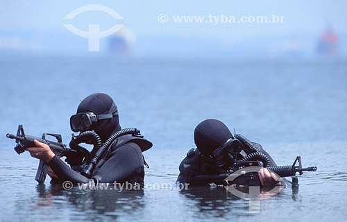  Homem rã (Frog man) - Special operations group of Navy  - Brazil