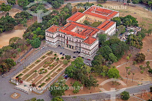  Aerial view of Quinta da Boa Vista National Musuem - Sao Cristovao neighbourhood - Rio de Janeiro city - Rio de Janeiro state - Brazil 