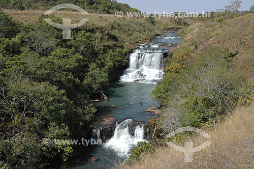  Waterfall of the Sucurui River - Goias state - Brazil 