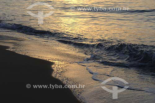  Sand and sea at the beach - Rio de Janeiro city - Rio de Janeiro state - Brazil 