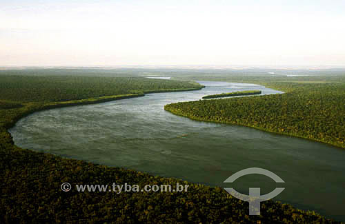  Aerial view of Iguaçu River - Iguaçu National Park* - Foz de Iguaçu - Parana state - Brazil   * It is a UNESCO World Heritage Site since 11-28-1986. 