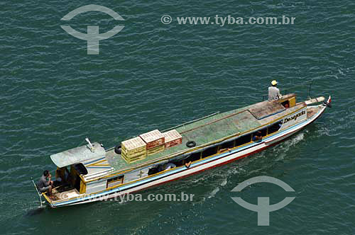  Boat at Sao Francisco river - Alagoas state - Brazil - March 2006 