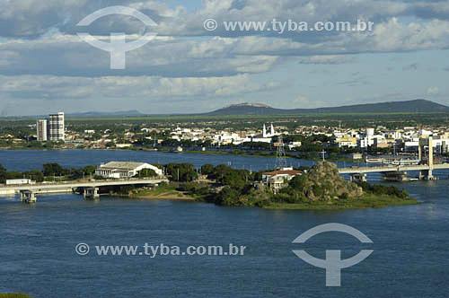  Bridge above Sao Francisco river - BR 407 road - Juazeiro town - Bahia state - Brazil 