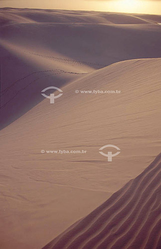  Sunset at the Lençois Maranhenses National Park - Maranhao state - Brazil 