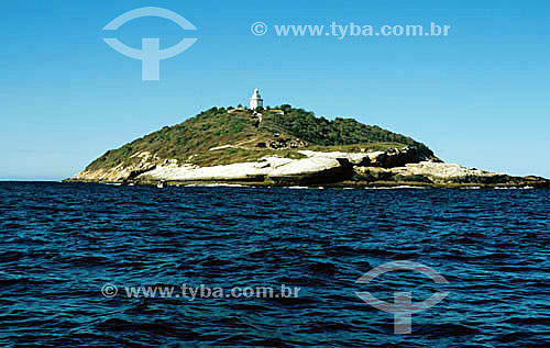  Paranapucuí Island, known as Rasa Island with a lighthouse - Rio de Janeiro city - Rio de Janeiro state - Brazil 