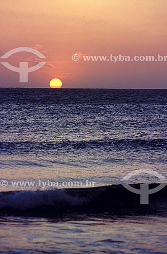  Sunset at the beach - Jericoacoara - Ceara state - Brazil 