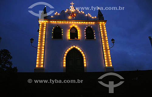  Church - Lençois city - Chapada Diamantina Mountain Range - Bahia state - Brazil 