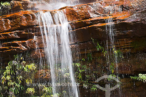  A waterfall - Chapada Diamantina region - Bahia state - Brazil 