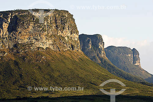  The Three Brothers mesas in Chapada Diamantina - Bahia state - Brazil 