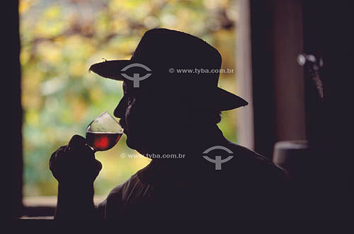  A Italian descendant in Bento Gonçalves (small town famous for the wine producers) -  Rio Grande do Sul state - Brazil 