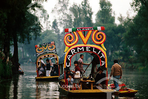  Small boats in City of Mexico - Mexico 