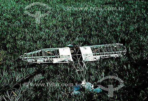  Airplane after fall - Aerial disaster - Venezuela 