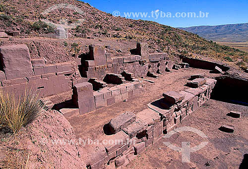  Kerikala ruins - Tiwanaku Archeological site - La Paz Department - Bolivia 